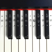 multi color 8861543732 key piano stickers removable electronic piano spectrum sticker symbol label spectrum decal for kids