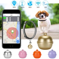 pet smart gps tracker locator ball mini anti lost waterproof positioning collar wifi real time tracking for pet dog cat kids