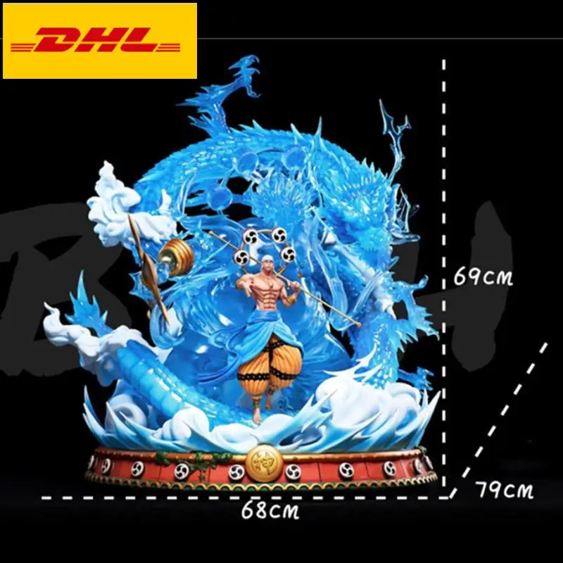 

27" BH One Piece Statue Sky Pyea Jaya Bust Enel PF God Full-Length Portrait Original Version GK Action Figure Toy BOX 69CM X1775