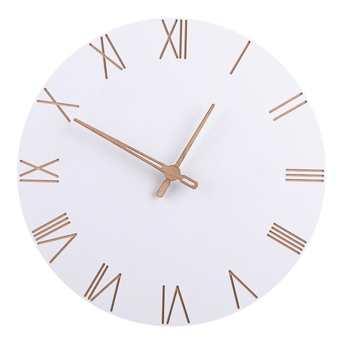 Модные Простые бесшумные настенные часы в скандинавском стиле 29 см для домашнего
