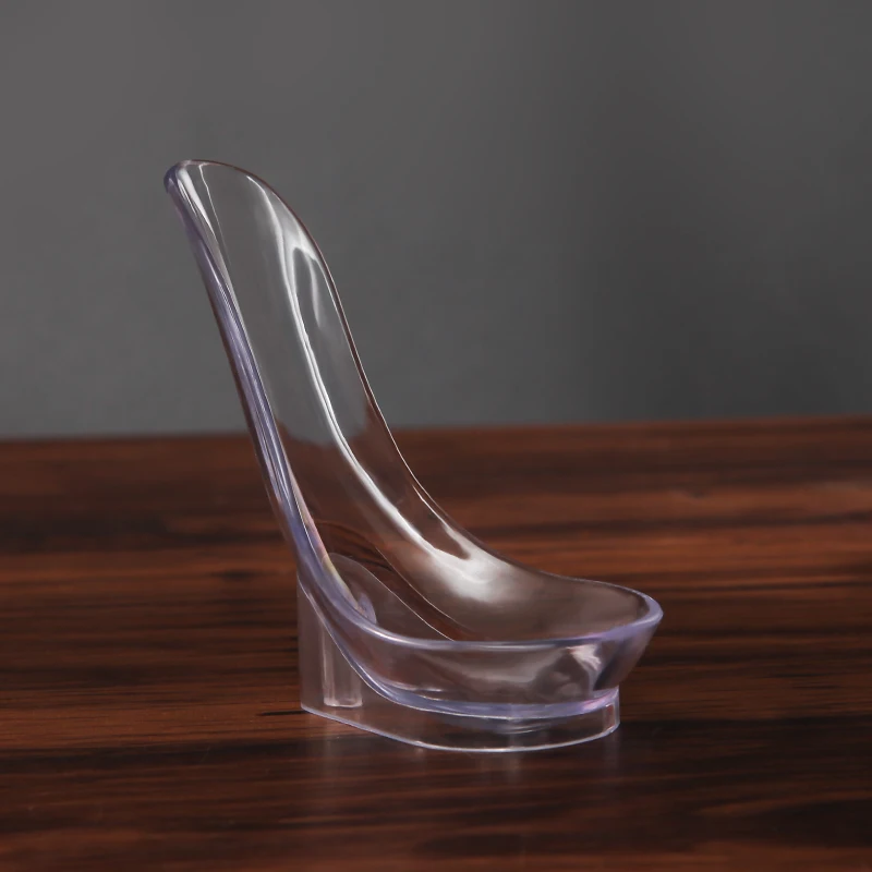 Пластиковая прозрачная ложка подставка для табачных трубок портативная стойка