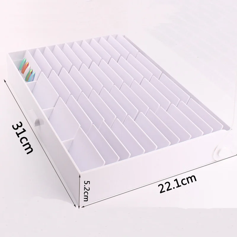 44 сетки пустая коробка для маникюра ногтей Чехол держатель дизайна наконечники