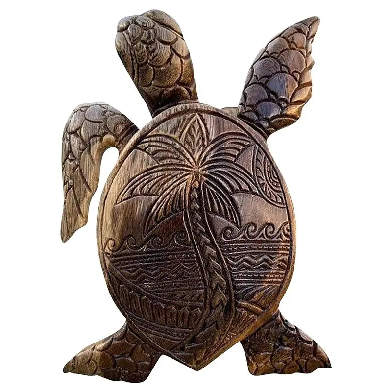 

Resin Sea Turtle Exquisite Carving Hawaiian Turtle Statue Realistic Outdoor Turtle Decoration Eco-Friendly Turtle Sculpture
