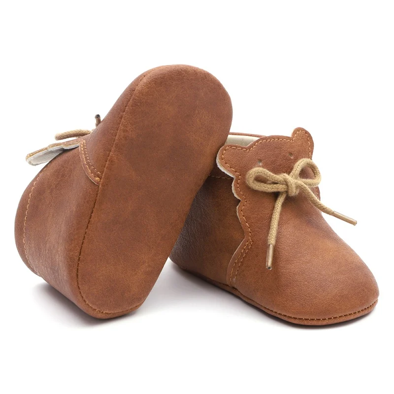 

Baby shoes Spring Autumn Baby Infant Bear Pattern Soft Sole Shoes First Walkers Boys Girls Casual Walking Shoes #E