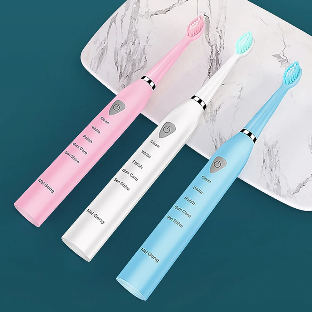

Electric Toothbrush Cordless USB Rechargeable Toothbrush Waterproof Ultrasonic Automatic Tooth Brush Electric Toothbrush