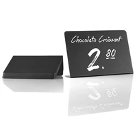 10 pack rustic acrylic mini chalkboard signs easy to write and wipe out for liquid chalk markers and chalk for party