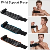 gym wrist sweatbands sports wristbands with anti slip wrist brace strips protection wrist band for basketball sports fitness