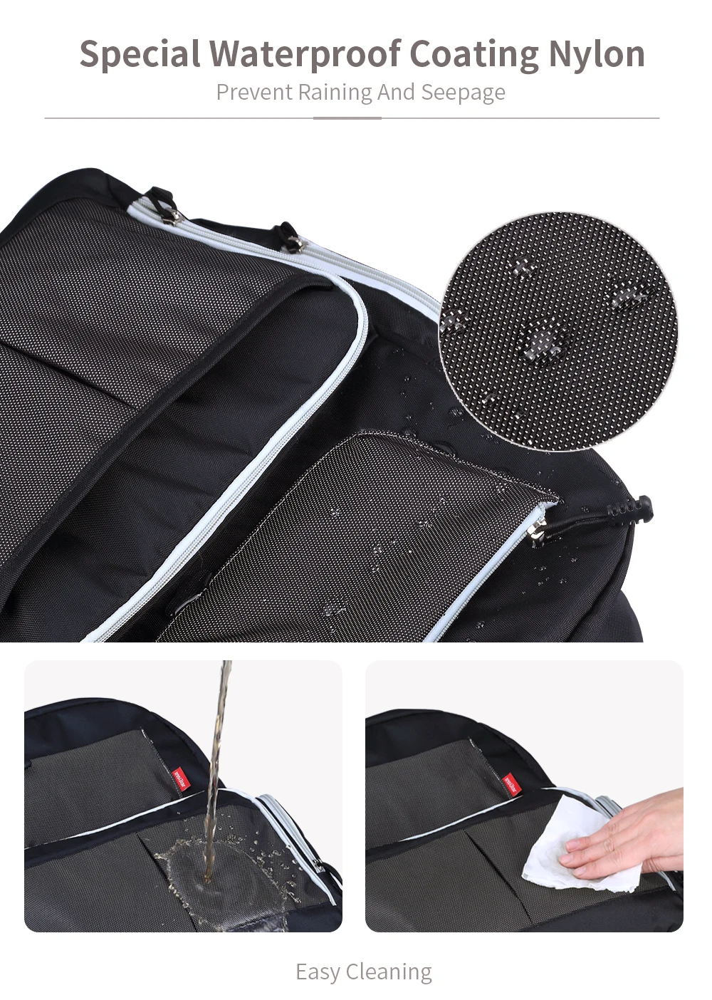 Изолированная сумка для подгузников мамы рюкзак водонепроницаемая мам большая