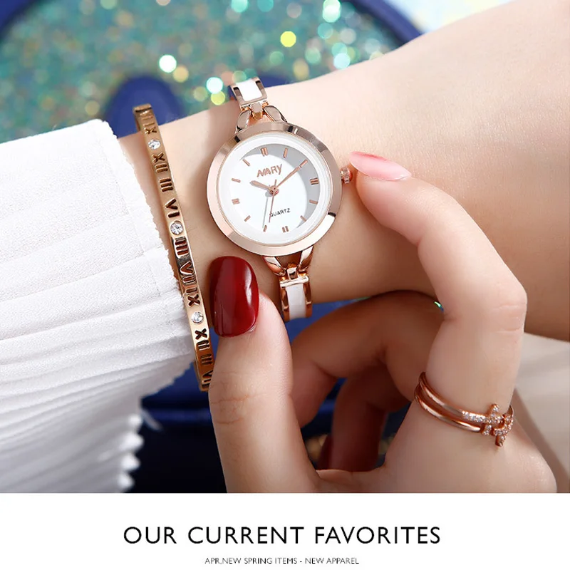 Женские кварцевые часы простой маленький циферблат ювелирное изделие пряжка