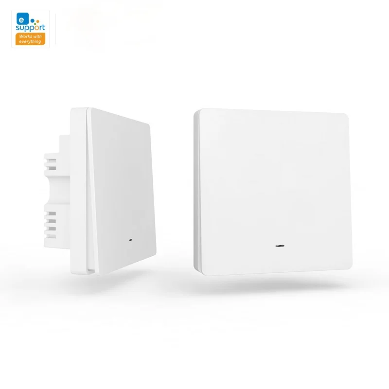 

eWeLink 2.4G Smart Switch 220V No Neutral 1 2 3 Gang Wireless Remote Control Push Button Light Switch