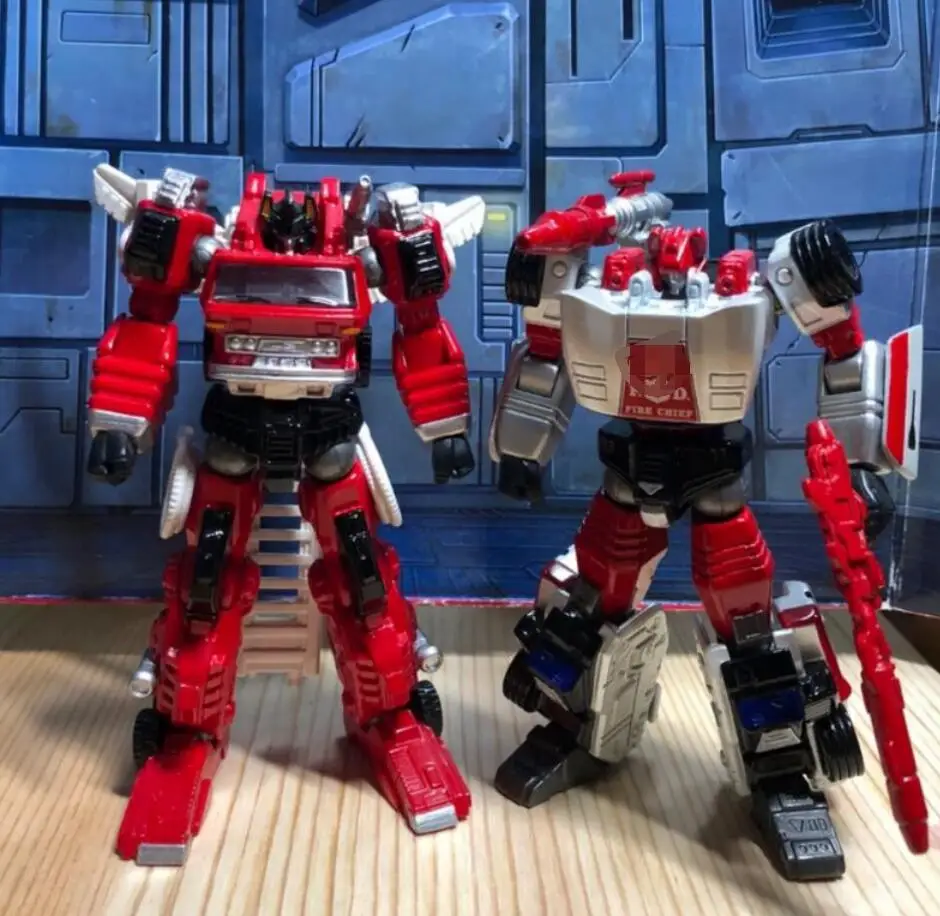 

Cr-03 Red Alert nferno G1, коллекционная экшн-фигурка робота, деформированная игрушка в наличии