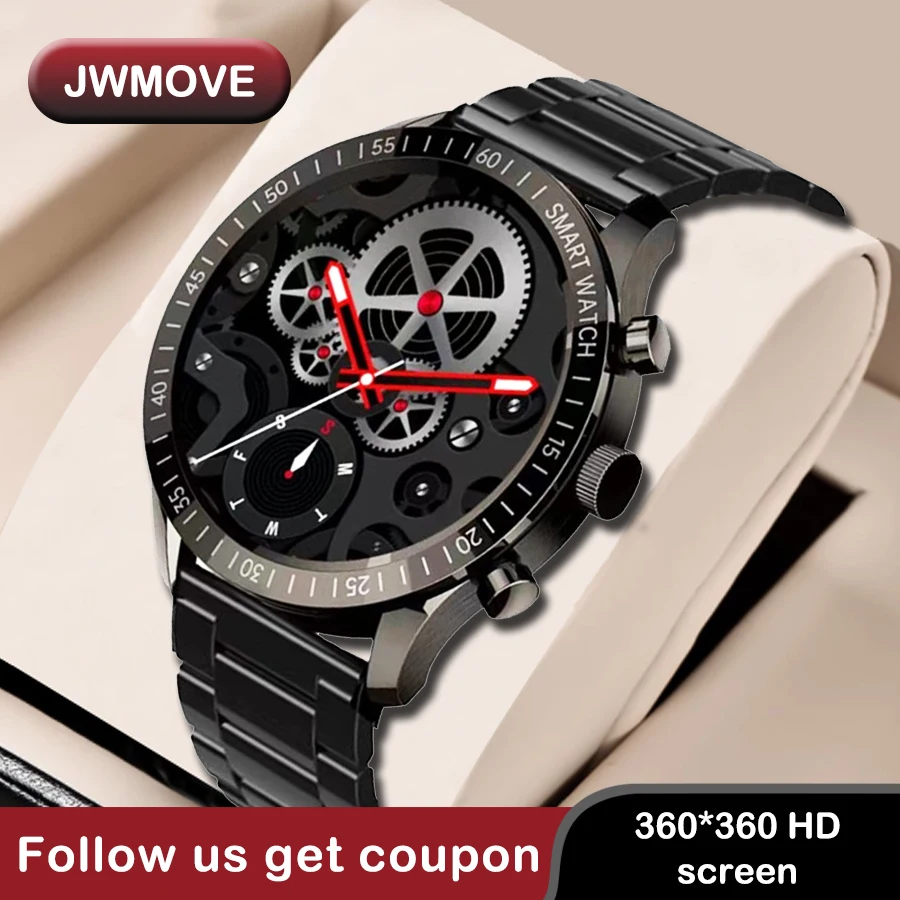 JWMOVE 2021 New Smart Watch Men 360*360 Heart Rate sport smartwatch android watches Waterproof fitness tracker bracelet P8 MAX5 |