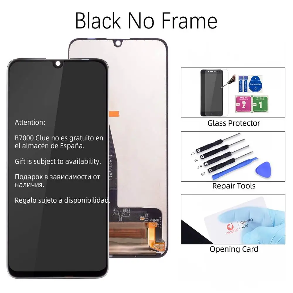 Black No Frame Дисплей для HUAWEI P Smart в сборе с тачскрином черный POT-LX1 POT-LX3 - Цвет: Black No Frame