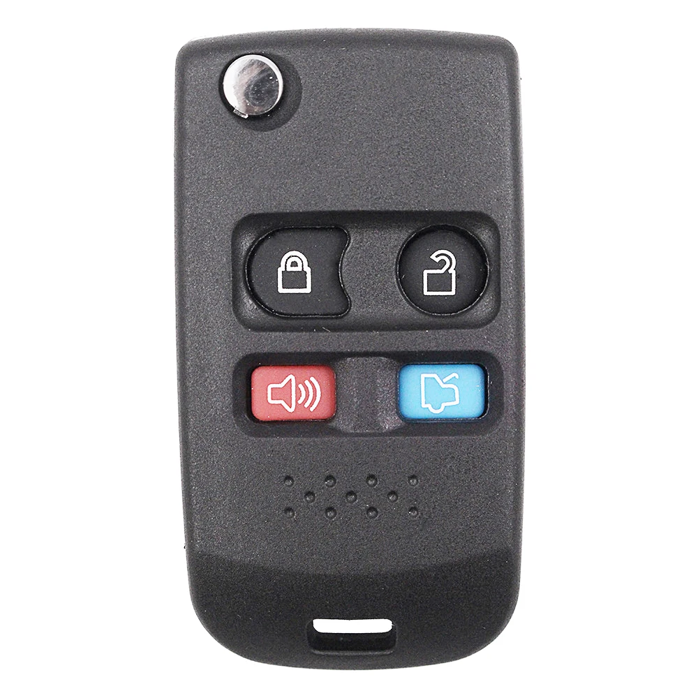 Ключ Keyecu для модифицированной оболочки пульта дистанционного управления Flip для Ford Crown Victoria Escape Expedition Explorer Sport с 4 кнопками.