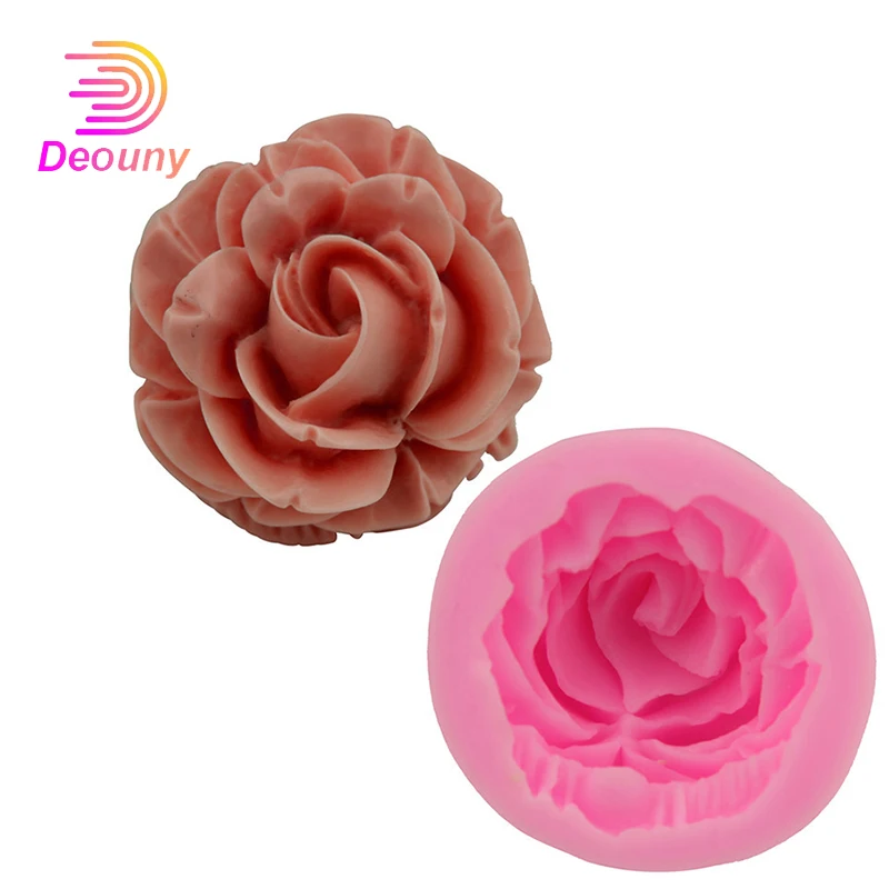 

Многоразовая силиконовая форма для торта DEOUNY в виде розы, 3D цветок, желе, конфет, шоколада, инструменты для украшения выпечки