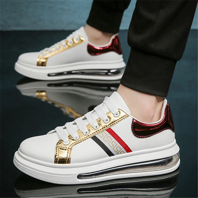 

Новинка весна-осень 2021, низкие мужские кроссовки с воздушной подушкой, универсальные повседневные модные удобные мужские кроссовки с кругл...