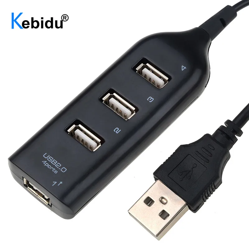 Горячий USB концентратор 4 порта 2 0 кабель сплиттер адаптер для ПК компьютера