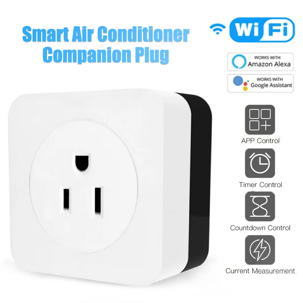 Умная розетка с поддержкой Wi Fi ИК подсветкой и пультом ДУ|Умные розетки| |