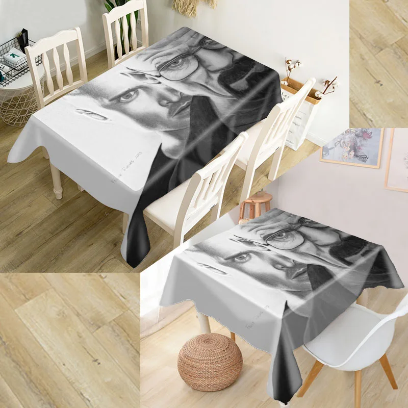 

ShunQian Breaking Bad Tablecloth 3D Oxford Fabric Square/Rectangular Dust-proof Table Cover For Party Home Decor TV Covers