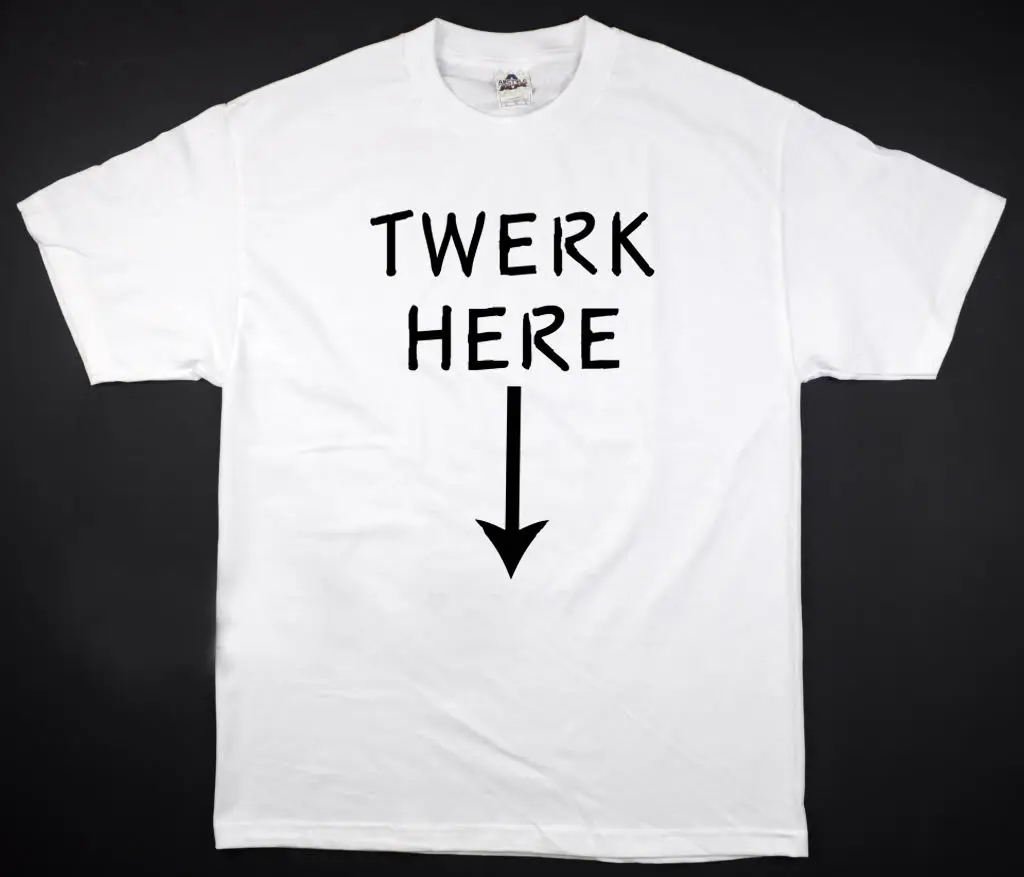 Twerk здесь белая футболка Крис Браун Хип хоп Hoes is not Loyal все размеры s S 2XL Футболка