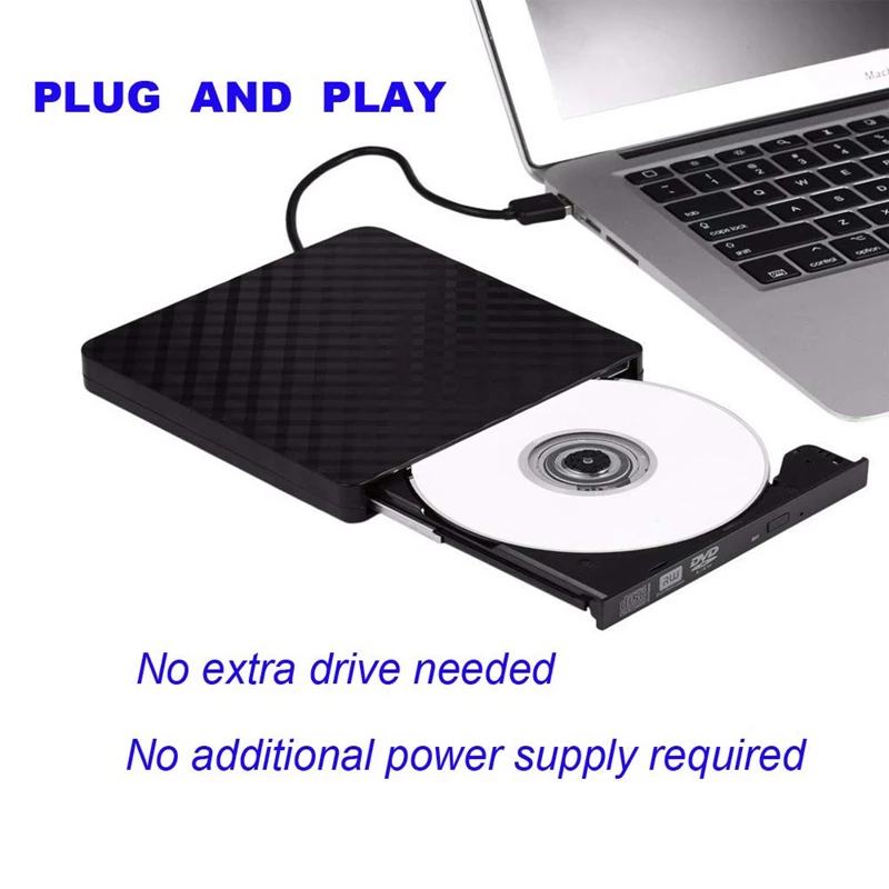 Внешний USB BluRay Drive Bluray BD CD DVD плеер 3D 3 0 Type C горелка для ноутбука Настольный Mac OS Windows