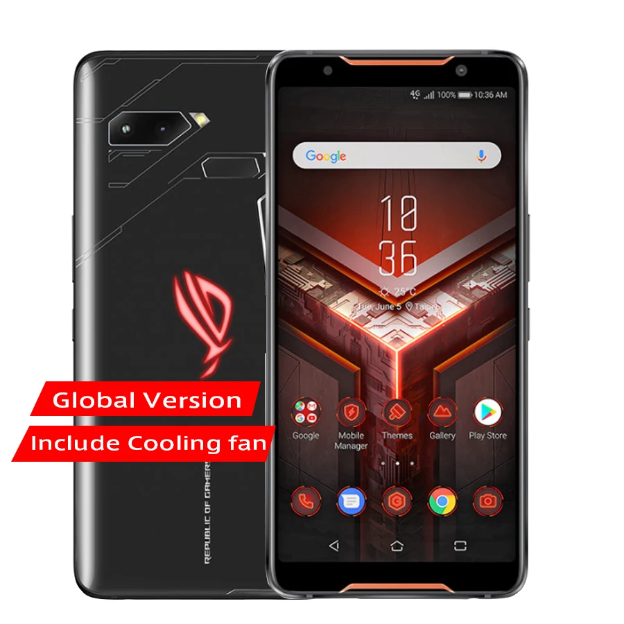 Глобальная версия ASUS ROG Phone ZS600KL телефон 6 0 &quot8 ГБ ОЗУ 512 Гб ПЗУ Восьмиядерный Snapdragon