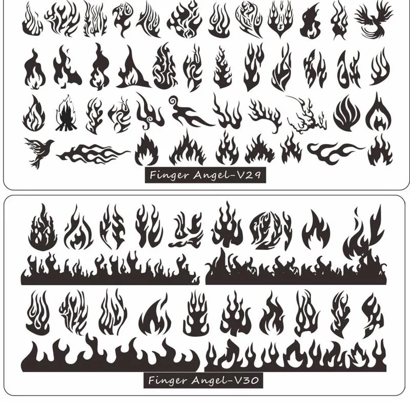 

12X6cm Alphabet-01- Stamping Plate 32 Types Old English Alphabet & Numbers Stamping Plate Cute Alphabet Nail Art Stamping Plate