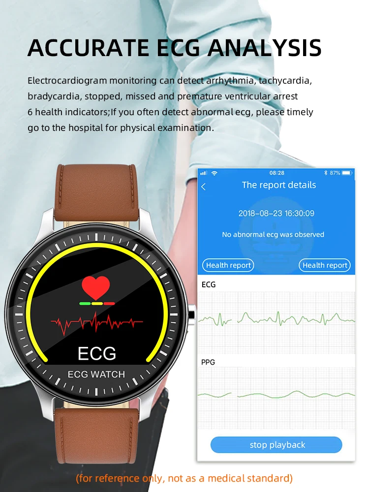 S10 Смарт-часы для мужчин ECG PPG IP68 водонепроницаемый цветной экран Boold монитор давления сердца звонок браслет-напоминатель спортивные мужские