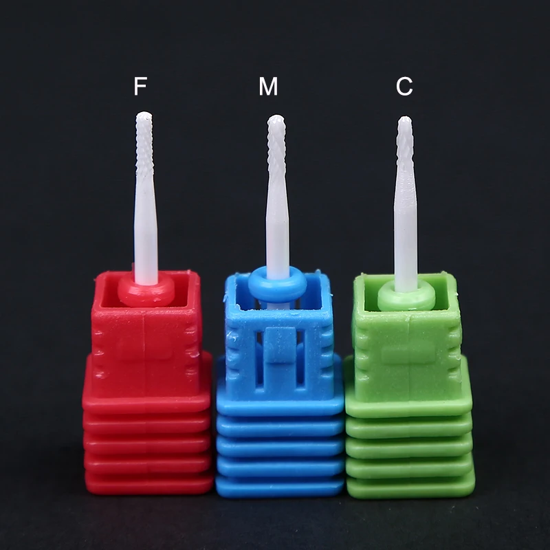 10 шт./компл. керамические сверла для маникюра | Инструменты