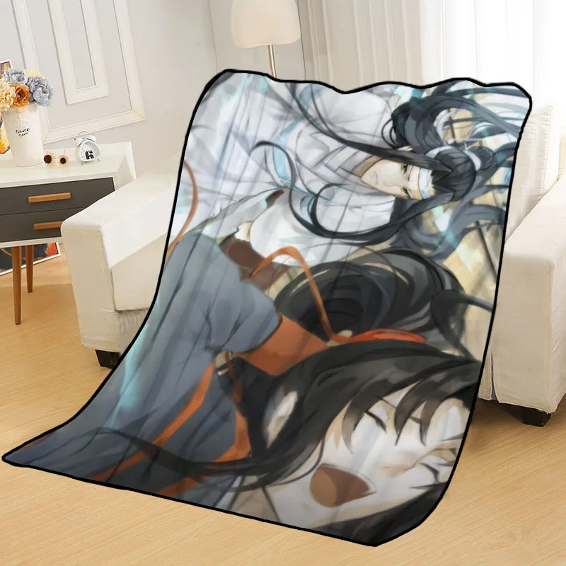 ?? パーソナライズされた毛布カスタムmo Dao Zu市毛布ベッドソフトdiyあなたの写真装飾寝室スロー旅行毛布