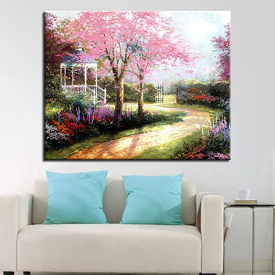 Dream path DIY Краска ing комплекты номеров картина с каллиграфией акриловая краска по