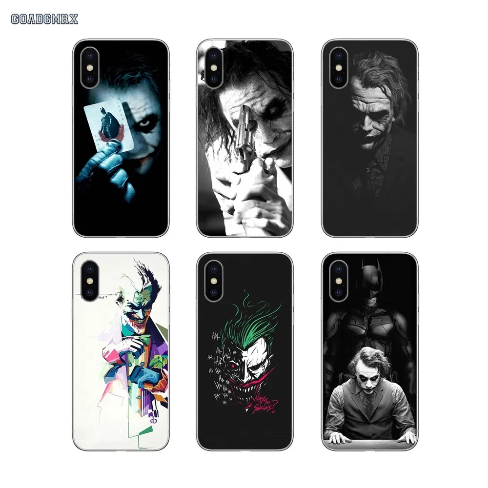 Прозрачный мягкий чехол с Бэтменом джокером Роскошный для iPhone 11 X XR XS Pro MAX 4 4S 5 5S SE 5C