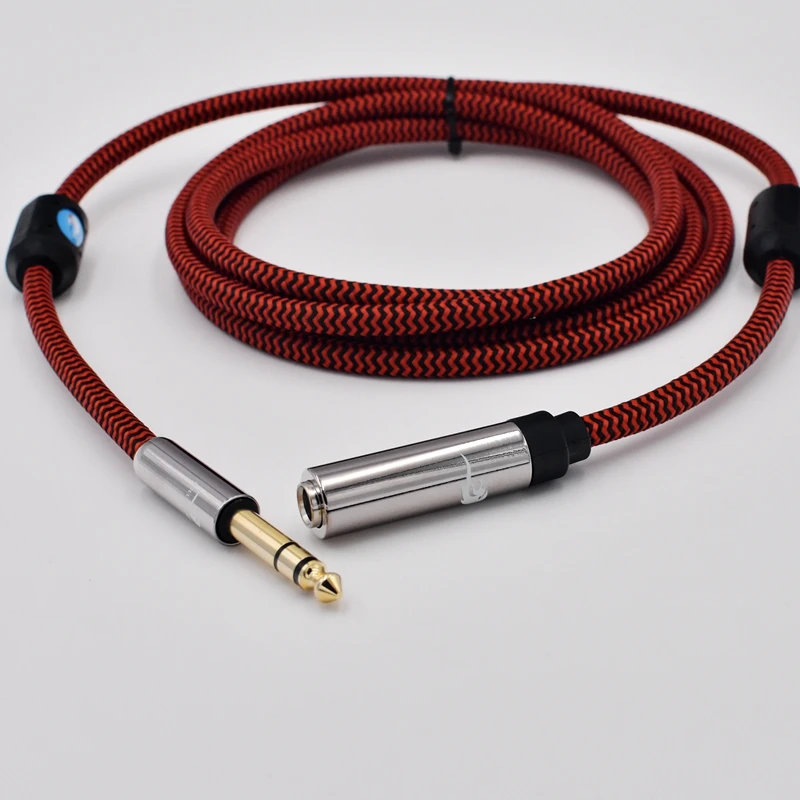 Стерео аудио кабель 6 35 мм папа мама для монитора наушников Hifi 1/4 &quotJack