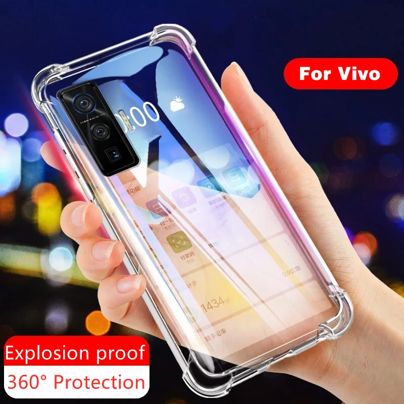 Противоударный чехол с воздушной подушкой для Vivo iQOO 5 Z1 U1x V17 Neo 3 V20 SE V11 Pro Y30 Y20 Y11 Y12 Y17