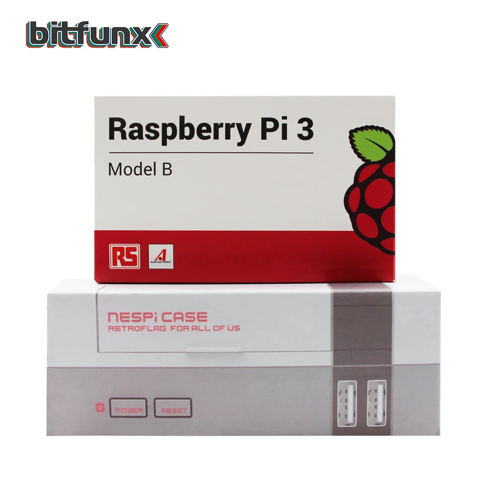 Мини Чехол NESPI чехол Retroflag с вентилятором питания комплект для Raspberry Pi B +/2B/3B/3B +
