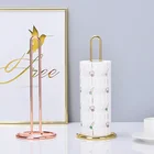 Железный Настольный стеллаж для рулона бумаги в скандинавском стиле, простой держатель для рулона туалетной бумаги из розового золота для ресторана, гостиной, стеллаж для хранения, домашний декор