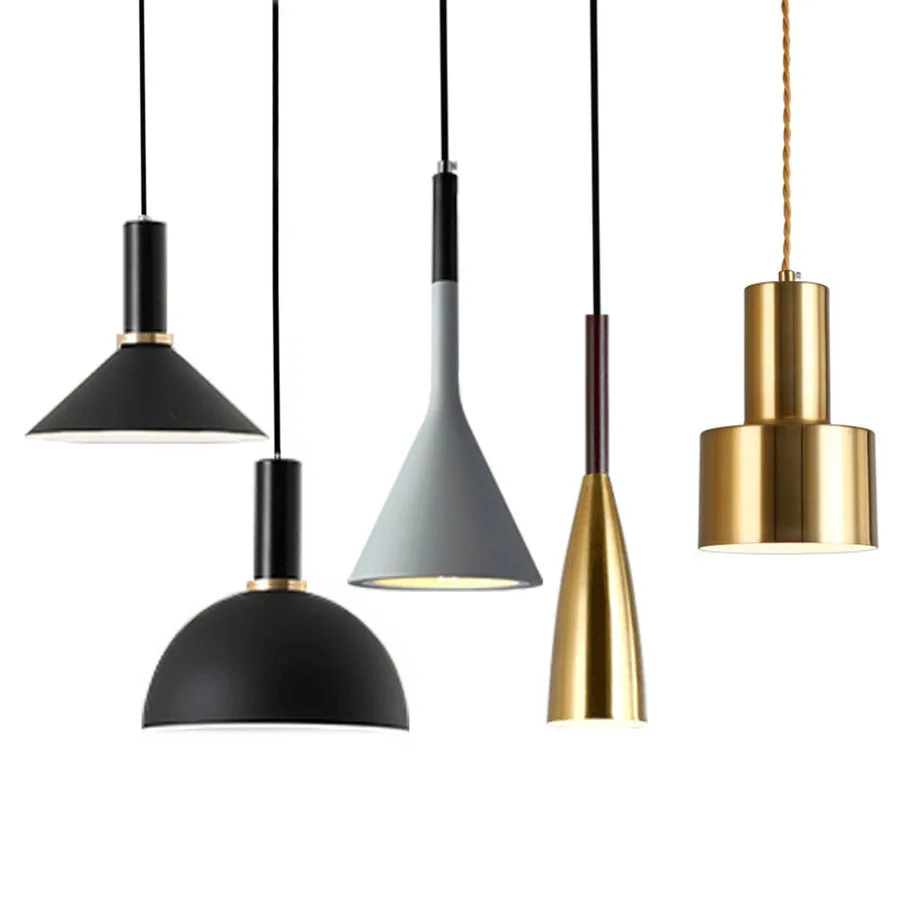 

Скандинавский подвесной светильник Thrisdar E27, железная лампа для столовой, кухни, ресторана, кафе, бара, прикроватная лампа