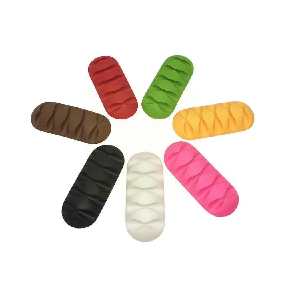 

Usb-органайзер для кабеля с 5 отверстиями, зажим для кабеля, зажим для намотки, линия для управления телефонными наушниками, наушниками, насто...