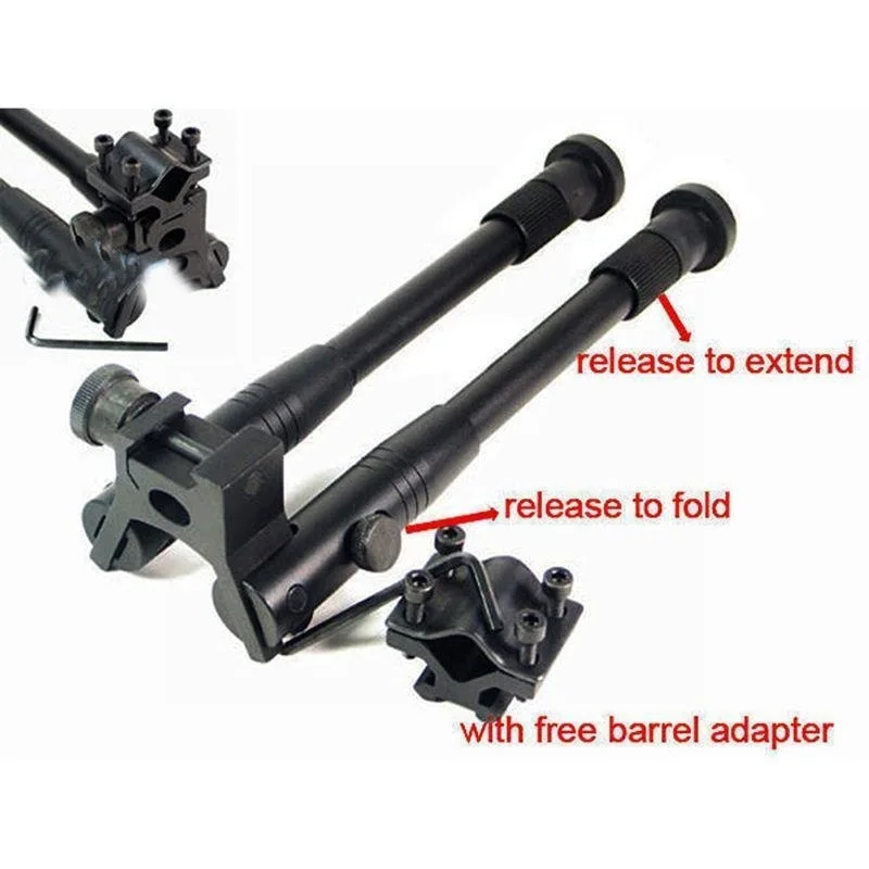6-9 дюймов тактический Регулируемый снайперская винтовка Bipod с монтажным