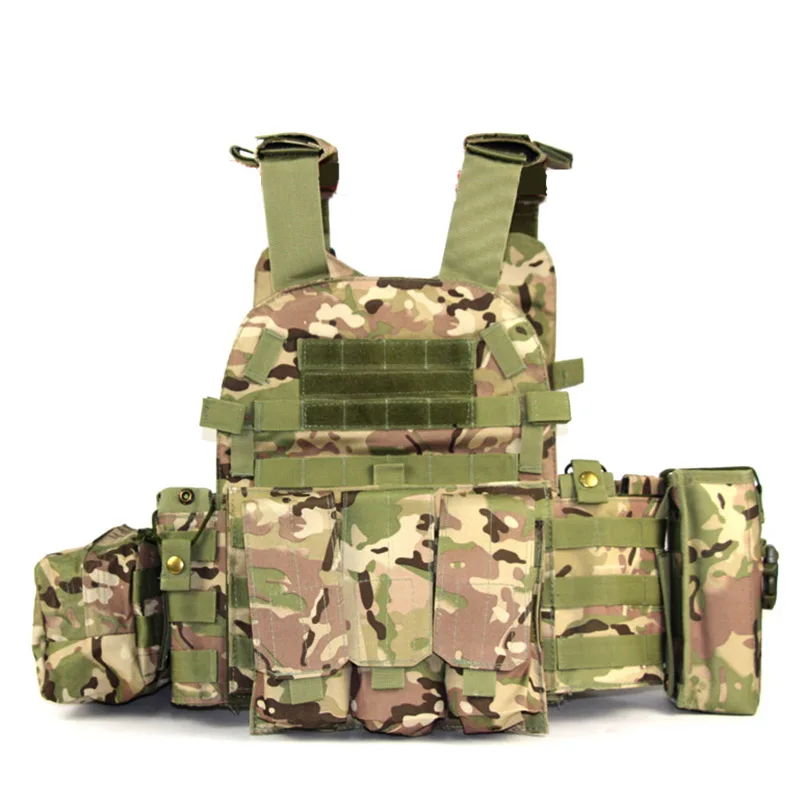 Тактический военный жилет для страйкбола Молл чехол Мультикам корпус броня