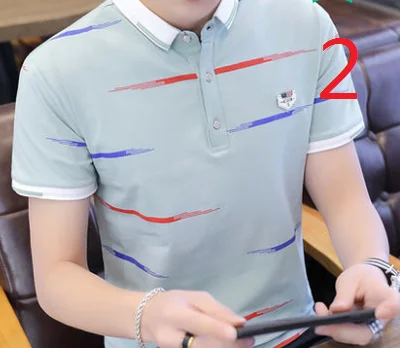 

2020 summer short-sleeved men's T-shirt Korean loose trend