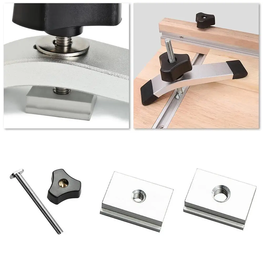 Ручная ручка t треки Т образными пазами прочный болт слайд блочные зажимы