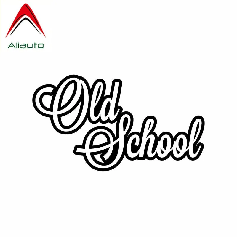 Забавная виниловая наклейка Aliauto для автомобиля большая Old School водонепроницаемая