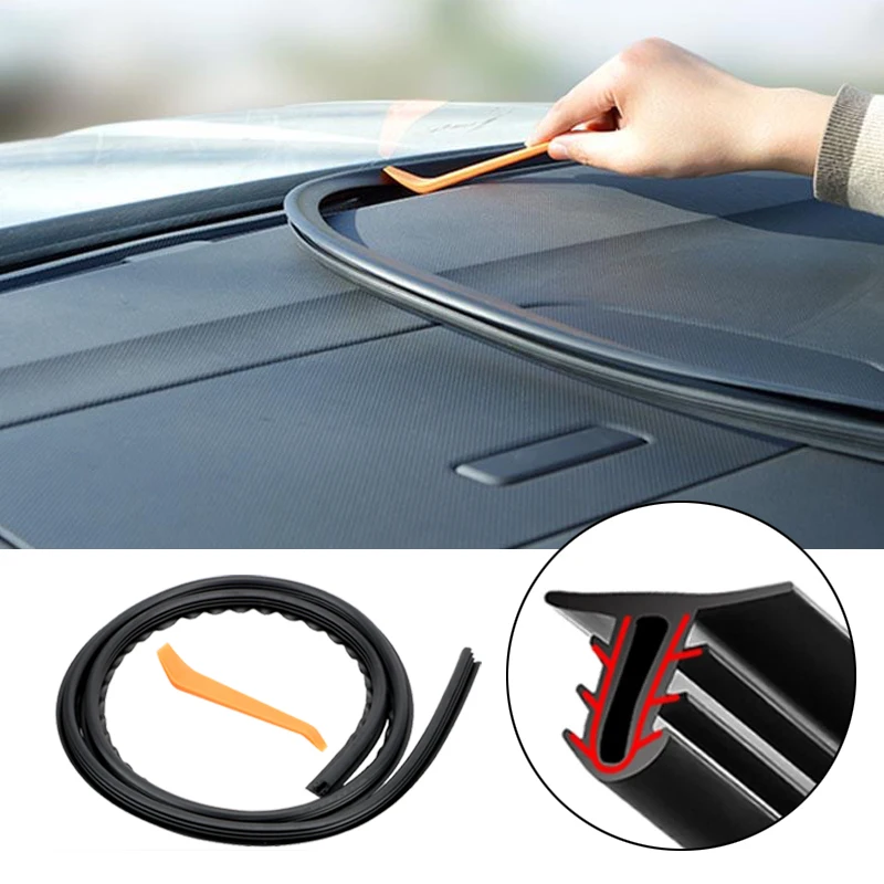 

Auto Windshield Edges Gap Dashboard Sealing Strips For Volkswagen Vw Caddy Golf Mk4 Passat B6 B7 B8 Polo 9n Scirocco T4 Tiguan