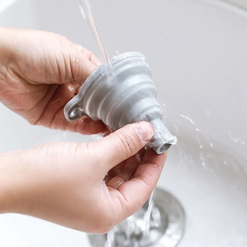 1 шт Мини Складная воронка силиконовая Портативный воронки для того чтобы быть