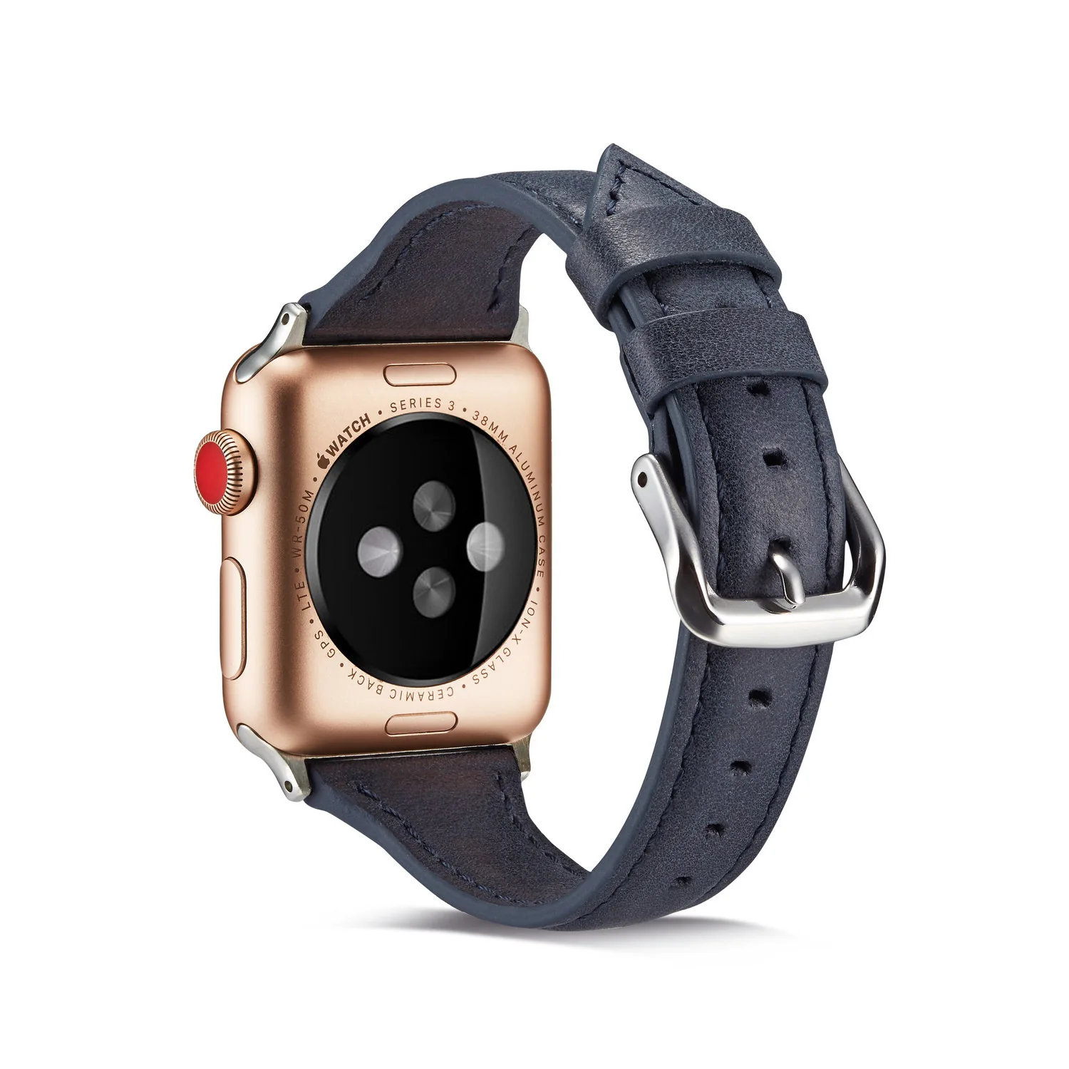 Ремешок из натуральной кожи для часов Iphone Watch 4 44 42 мм I Watch браслеты 40 38 мм ремешки для умных часов для Apple Watch 3/2/1