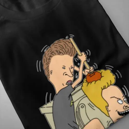 Новое поступление Мужская забавная футболка Beavis и Butthead стильные уличные