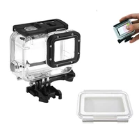 waterproof shell protective case for gopro hero 5 6 7 black camera accessories with touch back cover