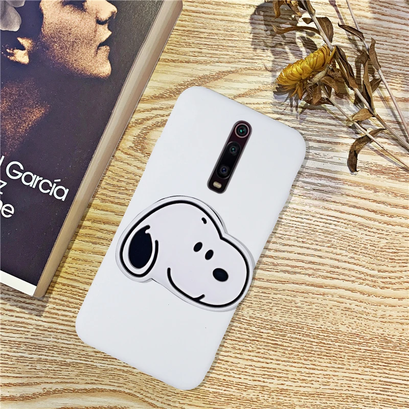 16 Силиконовый чехол-держатель для телефона с рисунком для Xiao mi Red mi K20 mi 9 T, милые чехлы-подставки для девочек, Матовая оболочка для Red mi K20 Pro mi 9T Pro - Цвет: 16