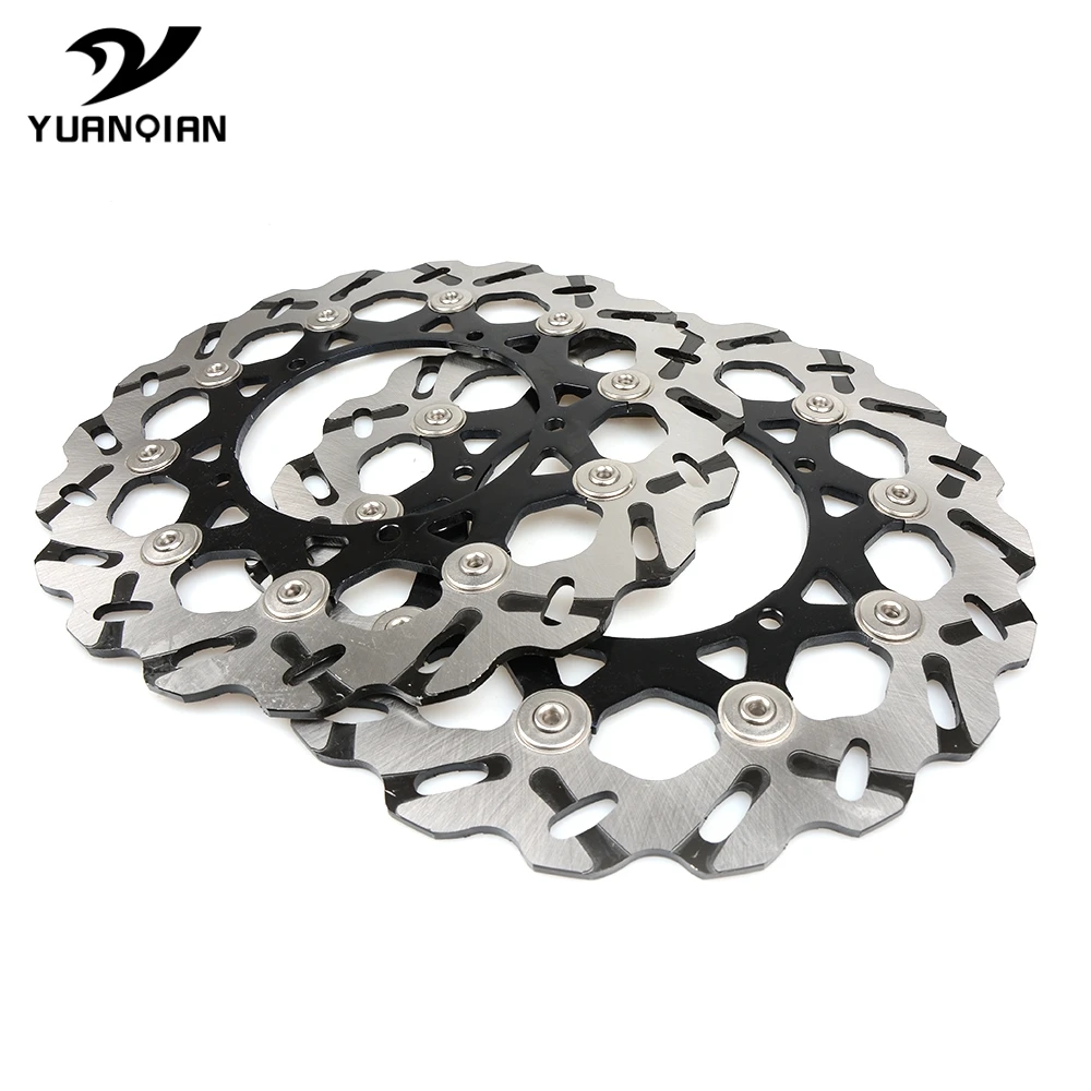 Передний плавающий тормозной диск ротор и кронштейн из нержавеющей стали для